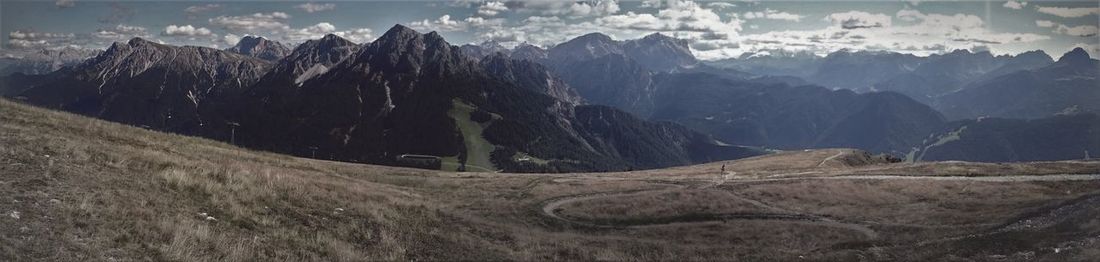 Scenic view of mountains