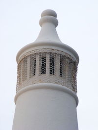 Low angle view of building against clear sky