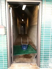 Interior of building