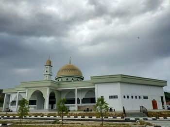 View of cathedral against cloudy sky