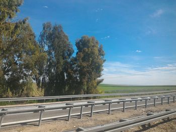 Scenic view of road against sky