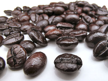 Coffee bean isolated on white background