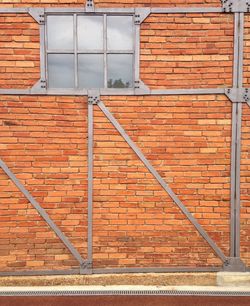 View of brick wall