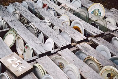 Full frame of objects