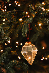 Christmas background. decorated interior of living room with a christmas tree on new year's holidays