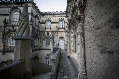 Panoramic view of old historic building