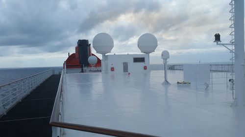 Panoramic view of sea against sky