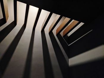 Abstract interior architecture details with light and shadow design pattern
