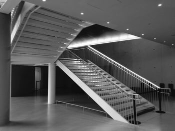 Staircase in modern building