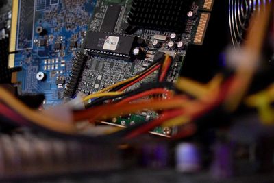 Close-up of telephone booth