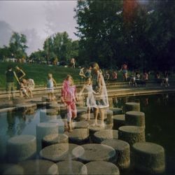 Pond in park