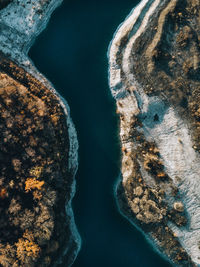 Close-up of rock formation