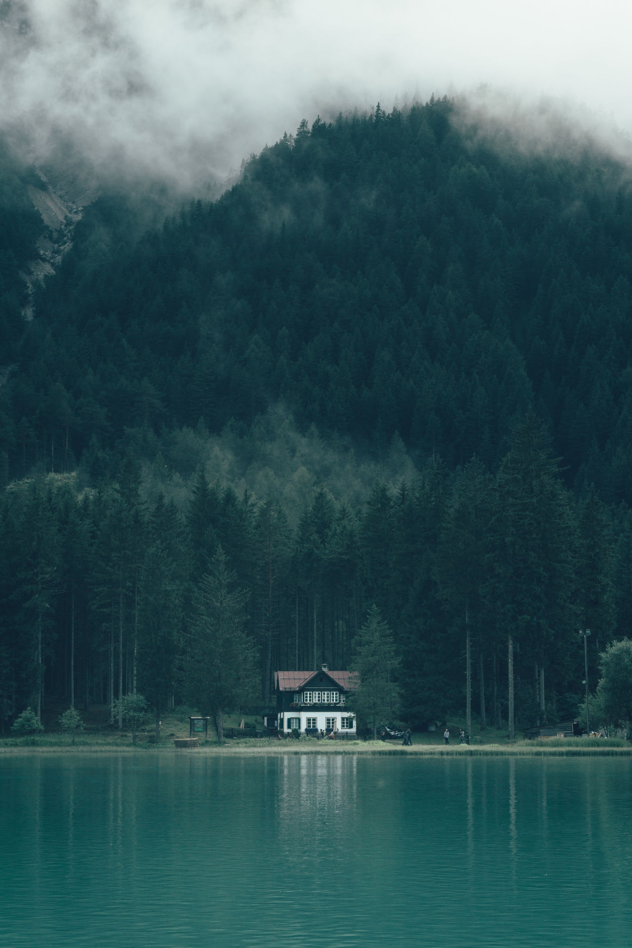 House at lake