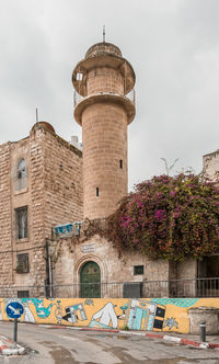 Low angle view of historical building against sky