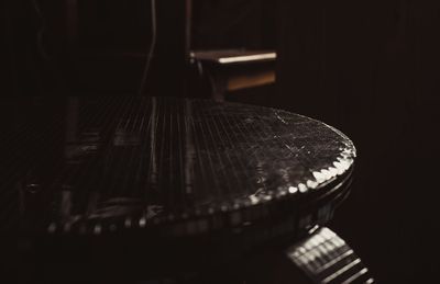 Close-up of food on table