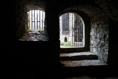 Corridor of old building