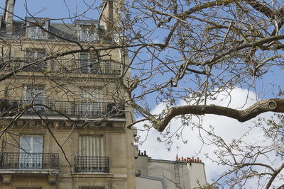 Low angle view of building against sky