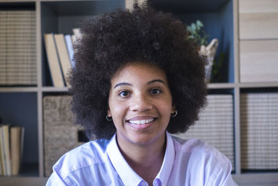 Portrait of young woman