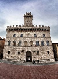 Exterior of fort against sky