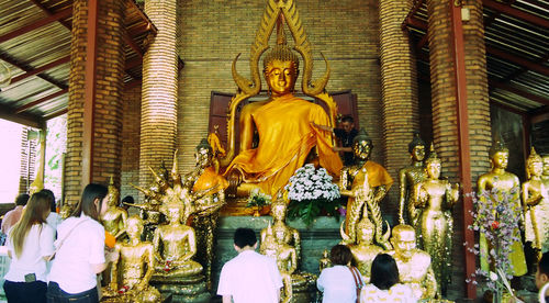 Statue of buddha in temple