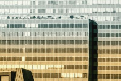 Low angle view of glass building