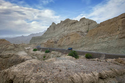 Makran coastal highway along pakistan's arabian sea coast from karachi to gwadar in balochistan
