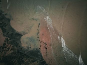 High angle view of beach