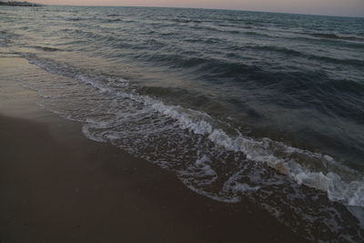 Scenic view of sea waves