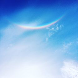 Low angle view of cloudy sky