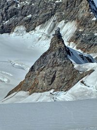 Scenic view of snowcapped mountain