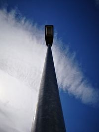 Low angle view of building against cloudy sky