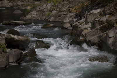 Rocks in stream