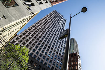 Low angle view of skyscraper