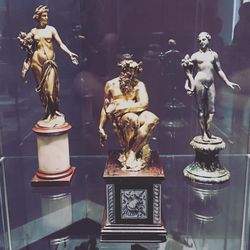 Statues in museum