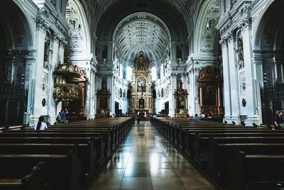 Interior of cathedral