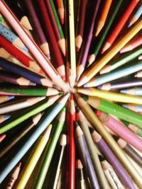Full frame shot of colorful papers