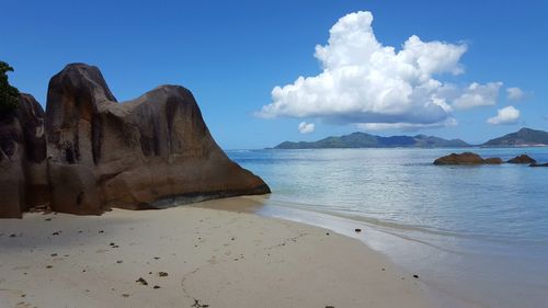 Panoramic view of sea against sky