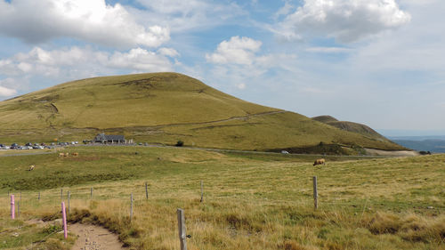 Scenic view of landscape against sky