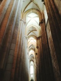 Low angle view of ceiling of building