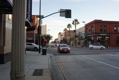 View of city street