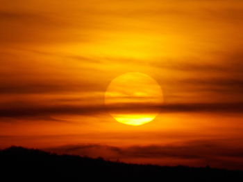 Scenic view of sunset