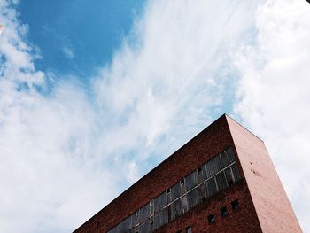 High section of building against sky