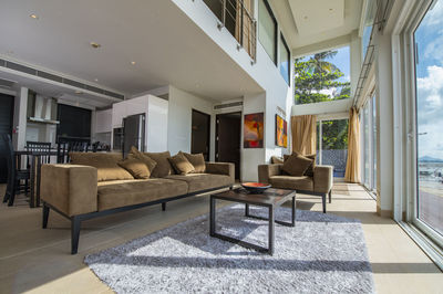 Living room of luxury villa in phuket