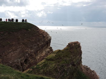 Panoramic view of sea against sky