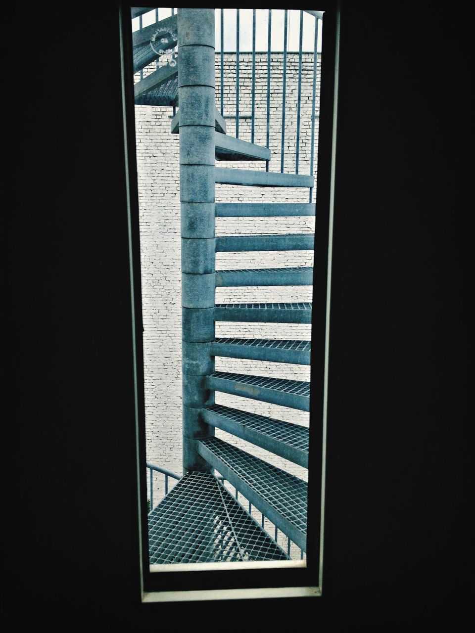 indoors, window, pattern, architecture, dark, built structure, blinds, sunlight, railing, shadow, staircase, glass - material, steps, home interior, transparent, day, closed, no people, absence, steps and staircases