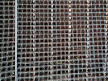 Full frame shot of metal grate