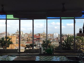 View of city against sky