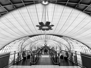 Interior of subway station