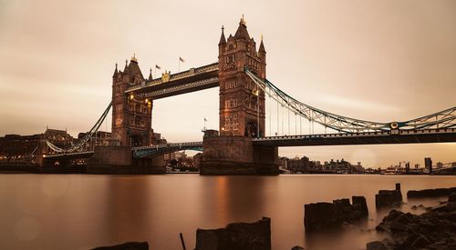 Tower bridge at dusk