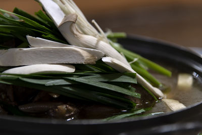 Close-up of duck stew in bowl